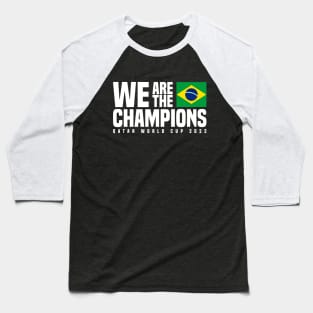 Qatar World Cup Champions 2022 - Brazil Baseball T-Shirt